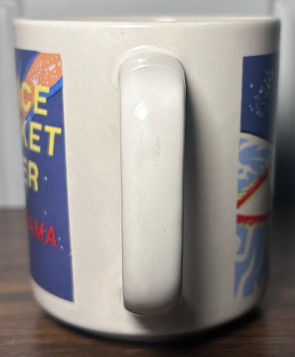 Vintage 1980’s Alabama Space and Rocket Center Huntsville Ceramic Souvenir Coffee Mug