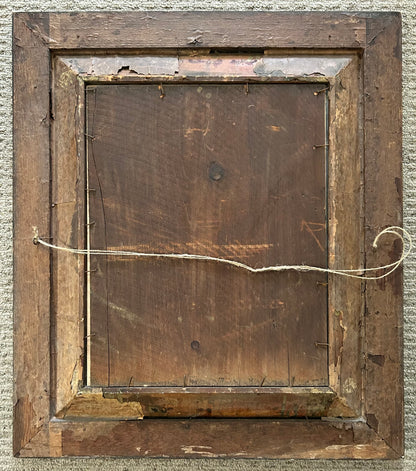 Circa 1900 American Victorian “The Crucifixion of Jesus Christ” Framed Chromolithograph Print