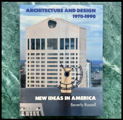 Vintage 1991 “Architecture and Design 1970-1990: New Ideas in America" by Beverly Russell Hardcover Book