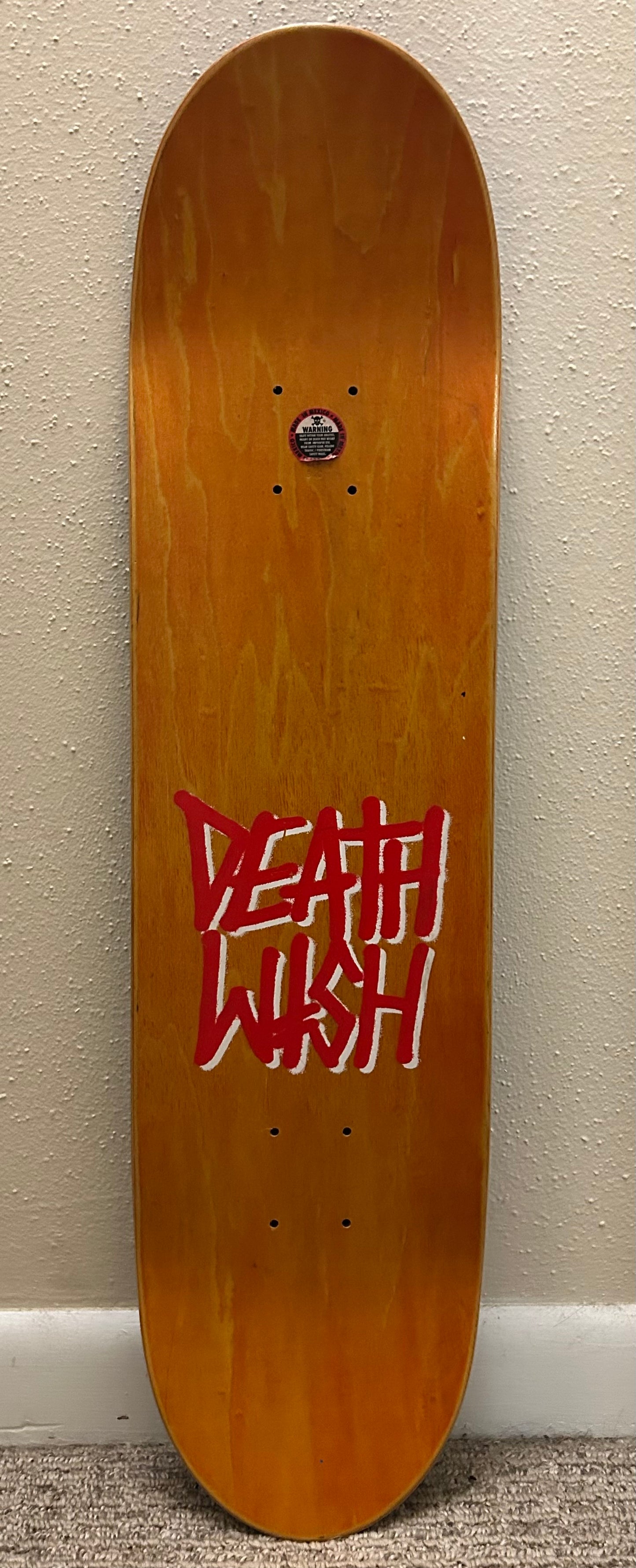 2014 Lizard King Death Wish Signed Ruins Skateboard Deck