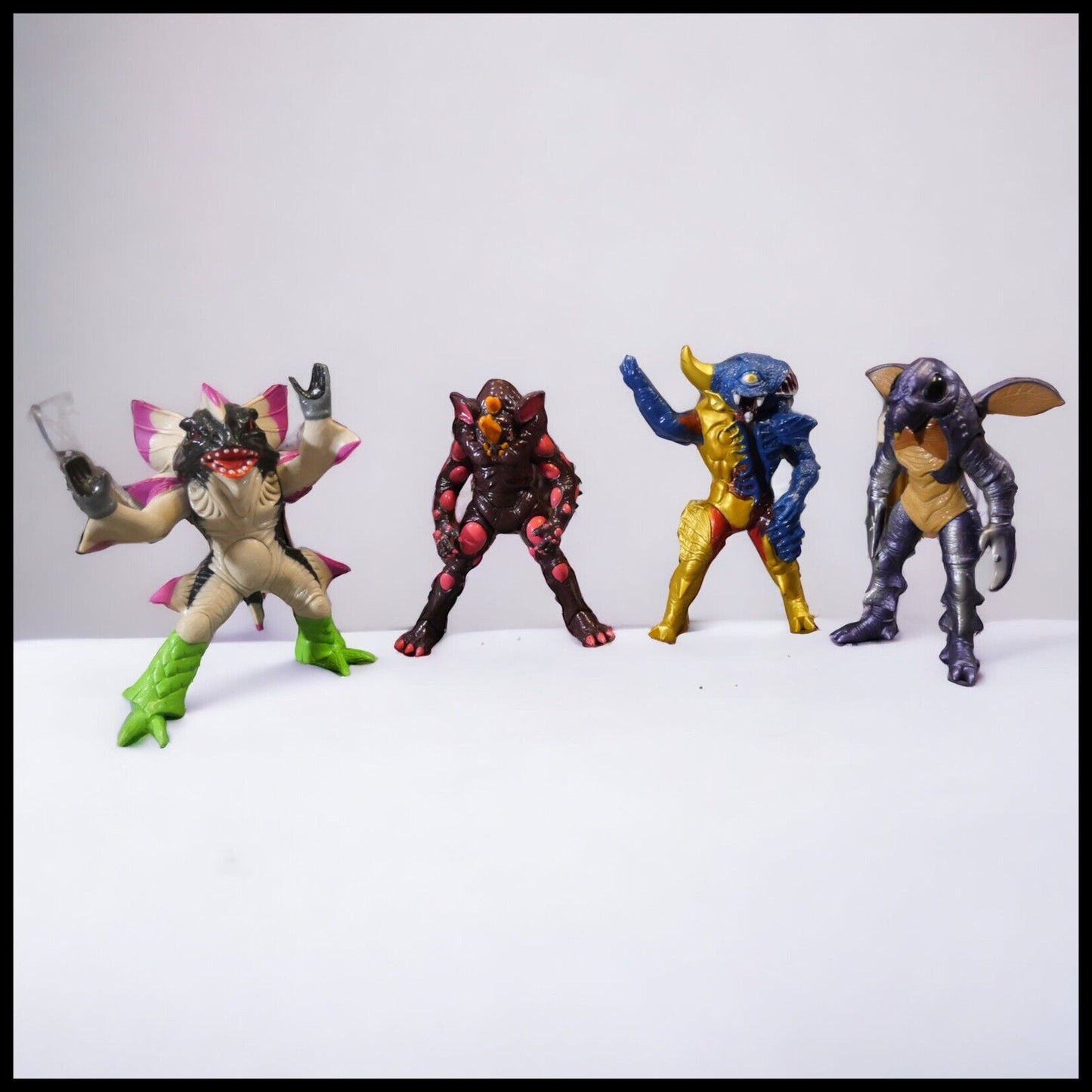 Lot of 4 Vintage 1993 Bandai Mighty Morphin Power Rangers Villain Monster Action Figures
