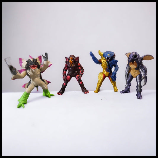Lot of 4 Vintage 1993 Bandai Mighty Morphin Power Rangers Villain Monster Action Figures