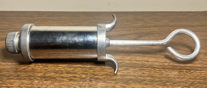Vintage 1950’s English Nutbrown Metal Icing Syringe