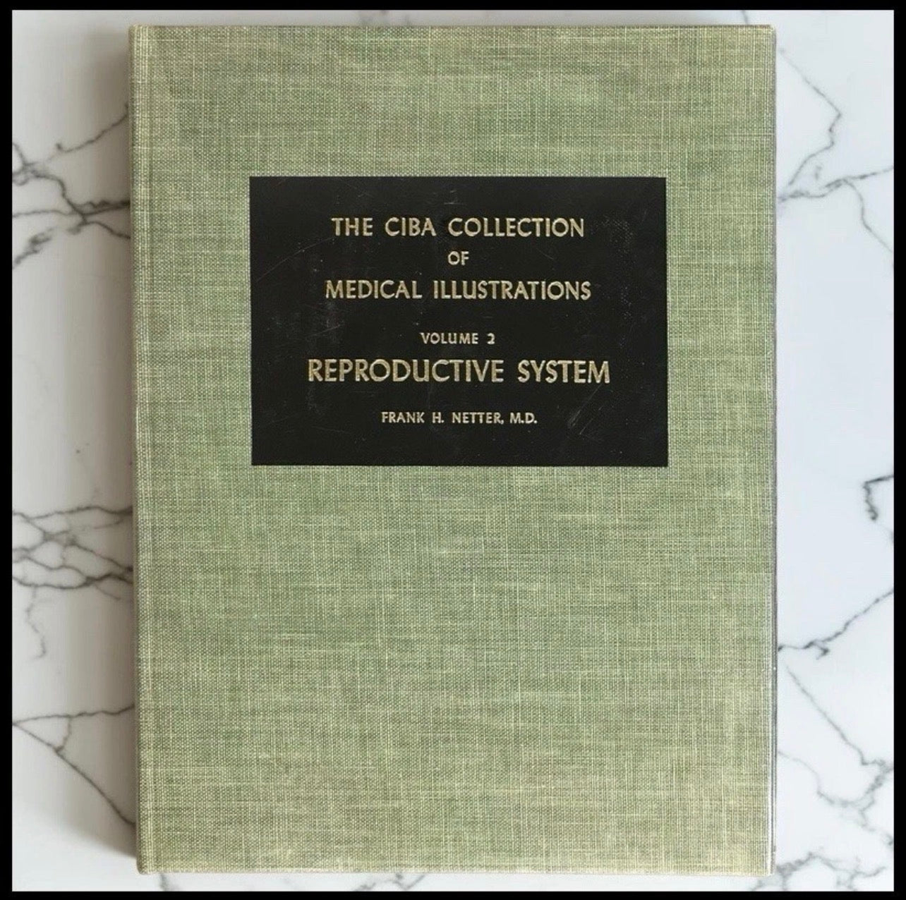 Vintage 1977 “The CIBA Collection of Medical Illustrations” Volume 2 - Reproductive System Hardcover Book by Frank H. Netter, M.D.
