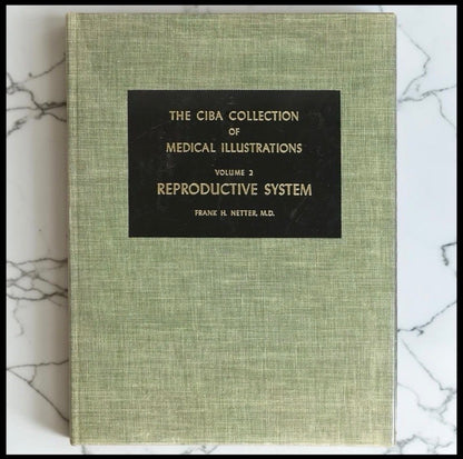 Vintage 1977 “The CIBA Collection of Medical Illustrations” Volume 2 - Reproductive System Hardcover Book by Frank H. Netter, M.D.