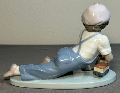 Vintage 1992 Spanish Lladro Porcelain All Aboard (#7619) (Retired)