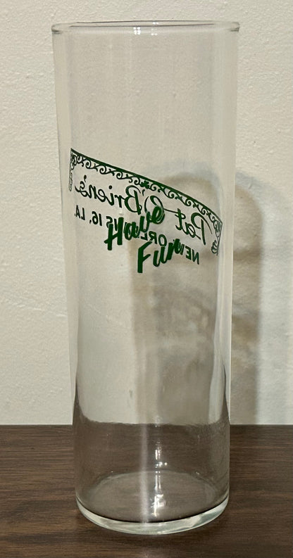 Vintage 1950’s Pat O’Brien’s New Orleans 16 Collins Glass