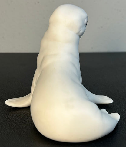 Vintage 1982 American Cybis Bisque Porcelain Seal Figurine