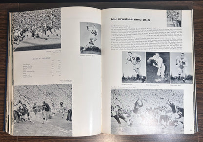 Vintage 1958 Southern Methodist University Mustangs Rotunda Hardcover Yearbook