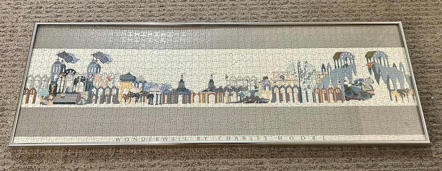 Vintage 1984 Louisiana World Exposition Wonderwall Framed Puzzle
