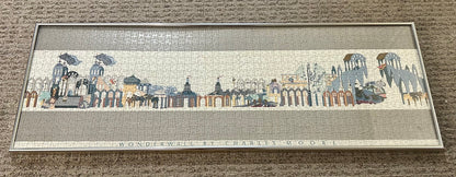 Vintage 1984 Louisiana World Exposition Wonderwall Framed Puzzle