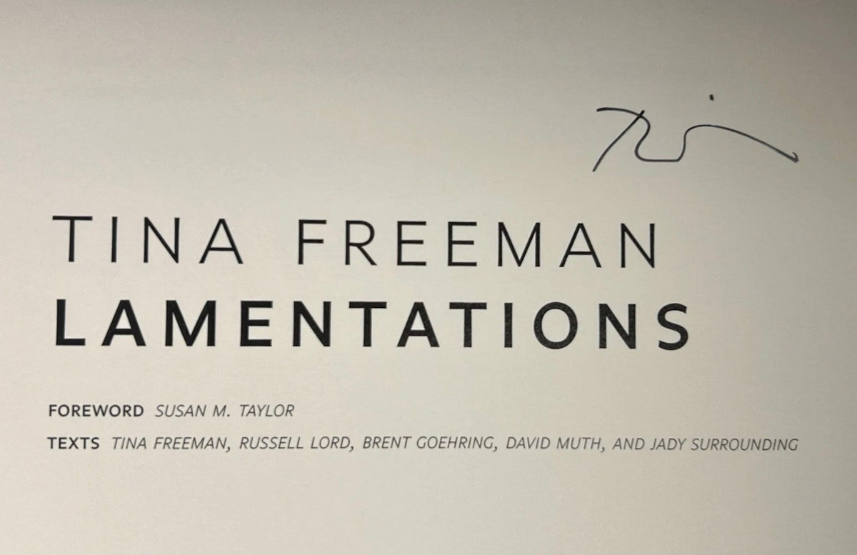 2019 “Lamentations” Tina Freeman New Orleans Museum of Art Exhibition Catalog Signed Hardcover Book