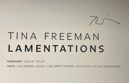 2019 “Lamentations” Tina Freeman New Orleans Museum of Art Exhibition Catalog Signed Hardcover Book