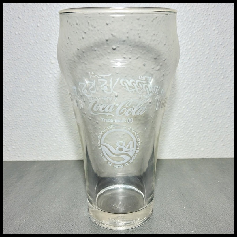 Vintage 1984 Louisiana World Exposition Coca-Cola Around the World Glass