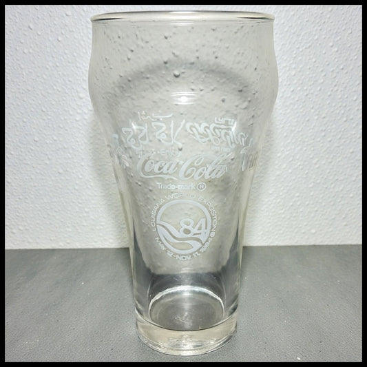 Vintage 1984 Louisiana World Exposition Coca-Cola Around the World Glass