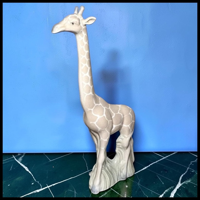 Vintage 1970’s Spanish Miguel Requena Valencia Porcelain Giraffe Figurine