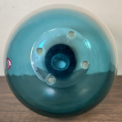 Vintage 1996 Swedish Orrefors Expo Glass Bottle Vase by Lena Bergström (4911-22)