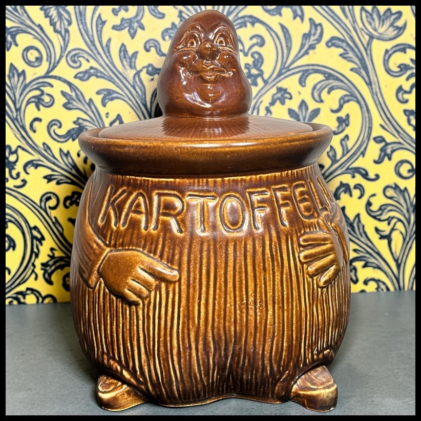 Vintage Circa 1970 West German Marzi & Remy Ceramic Kartoffeln Potato Keeper Pot