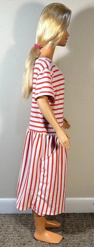 Vintage 1992 Mattel My Size Barbie Doll Made in Mexico with Contemporary Dress