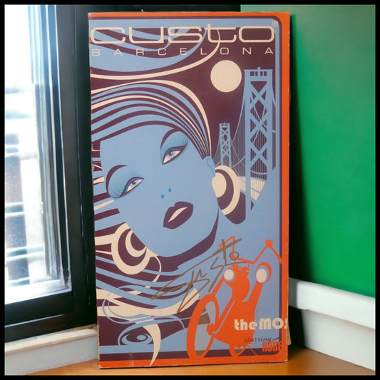 Spanish Custo Dalmau Signed Fashion Movie Poster Style Posterboard Display
