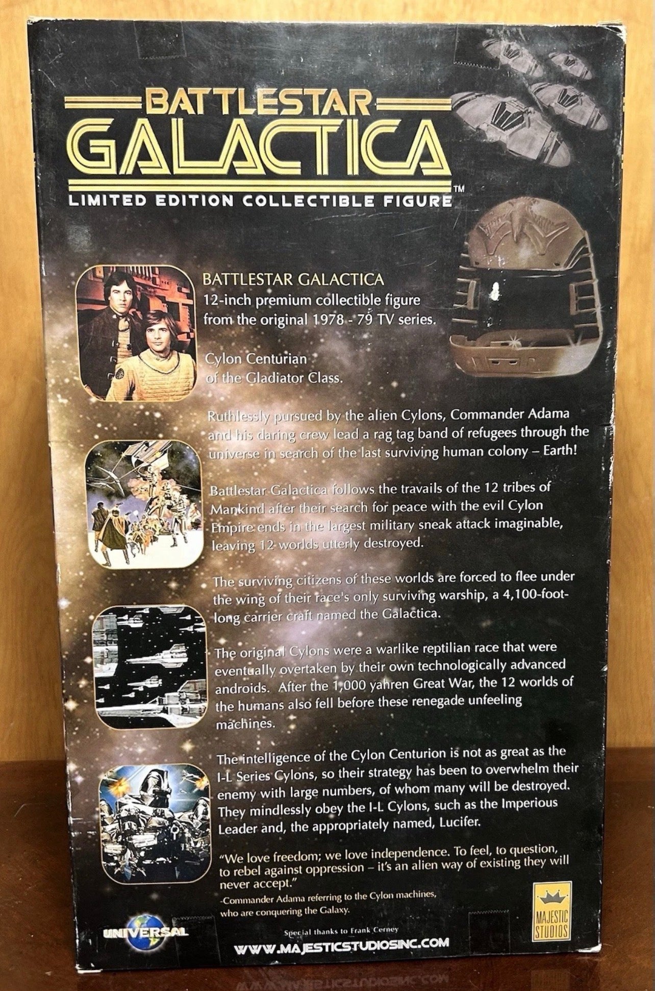 Majestic Studios Battlestar Galactica Apollo 12-Inch Limited Edition Collectible Action Figure in Box (2006)