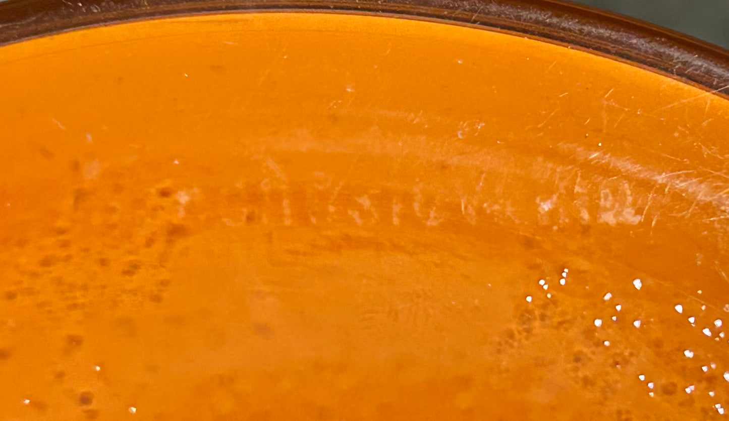 1930’s Czechoslovakia Art Deco Tango Glass Footed Trumpet Vase