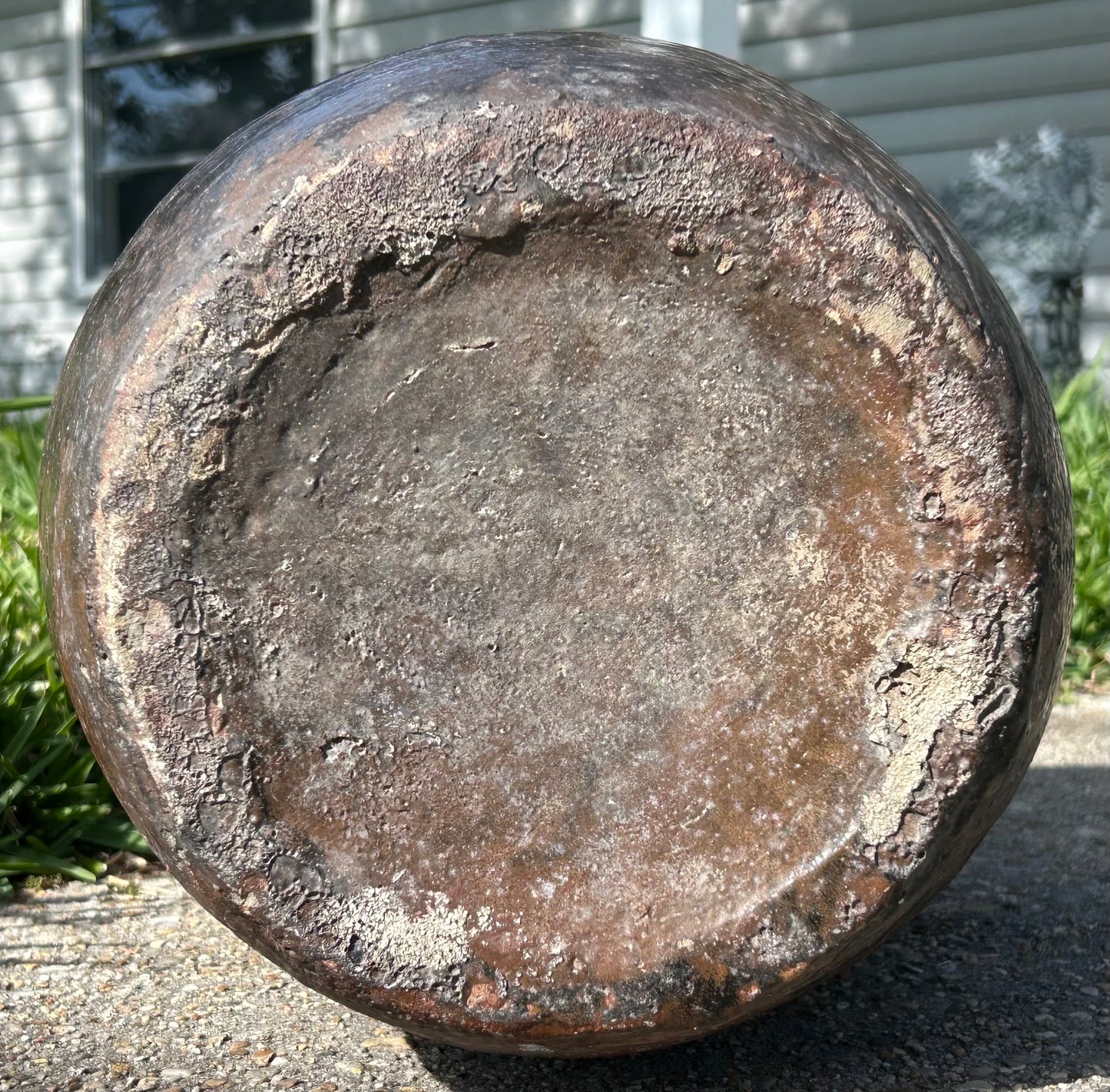 Late 19th Century American Southern Alkaline Glazed Stoneware 6 Gallon Storage Jar (Catawba Valley, North Carolina)
