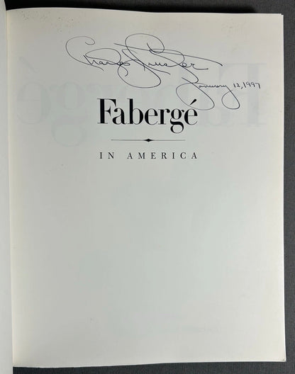 Vintage 1996 “Fabergé in America” by Géza von Habsburg Softcover Book