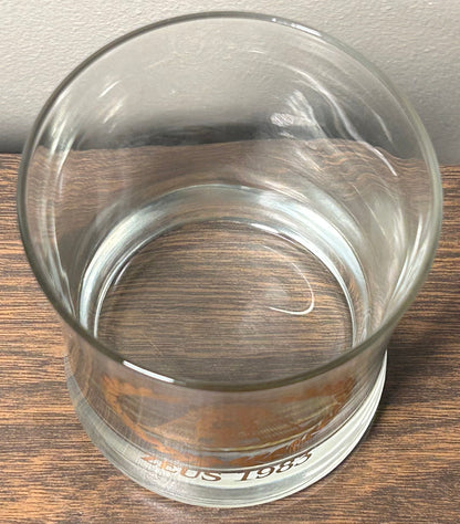 Vintage 1983 Krewe of Zeus Lowball Glass (Metairie, Jefferson Parish Mardi Gras)