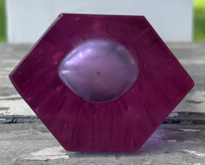 Vintage 1970’s Czech Alexandrite Neodymium Lilac Glass Bud Vase by Vanclav Hanus
