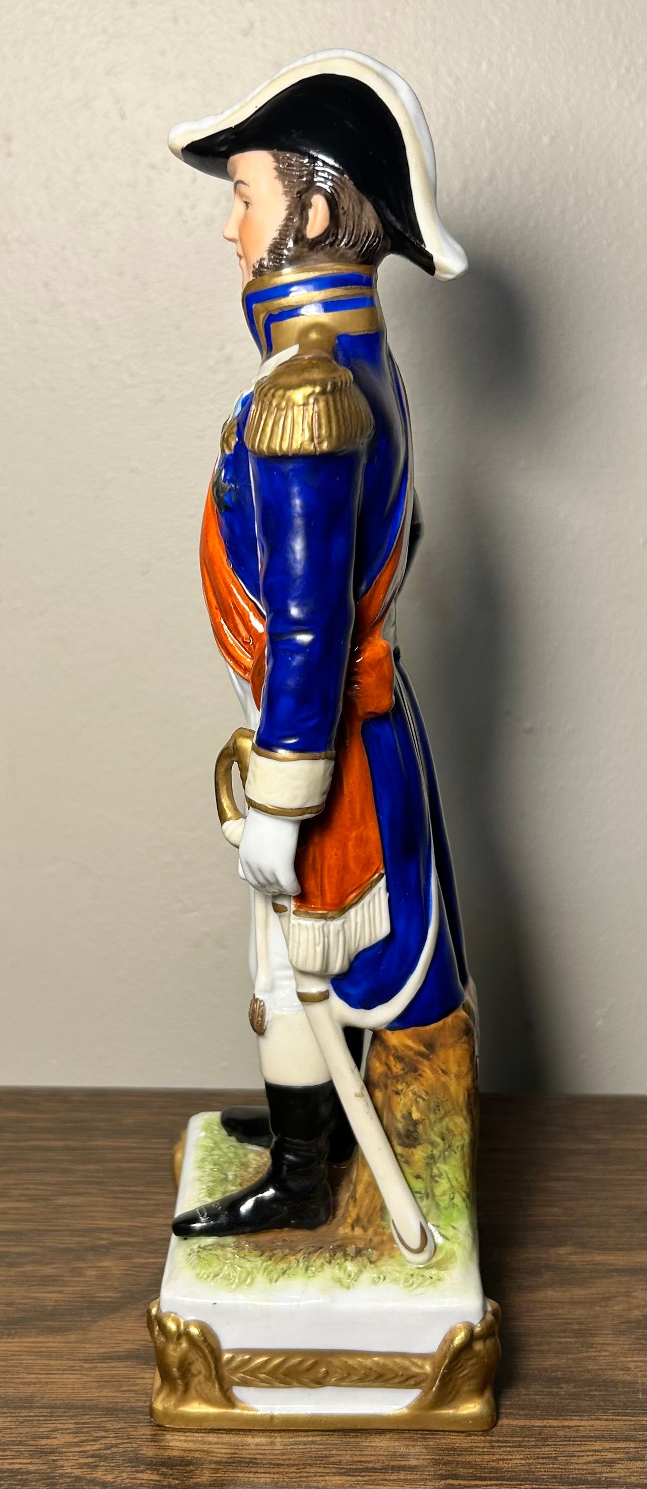 Vintage Circa 1950 German Scheibe-Alsbach Kister Mortier French Soldier Figurine