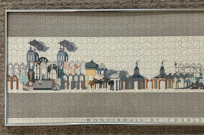 Vintage 1984 Louisiana World Exposition Wonderwall Framed Puzzle