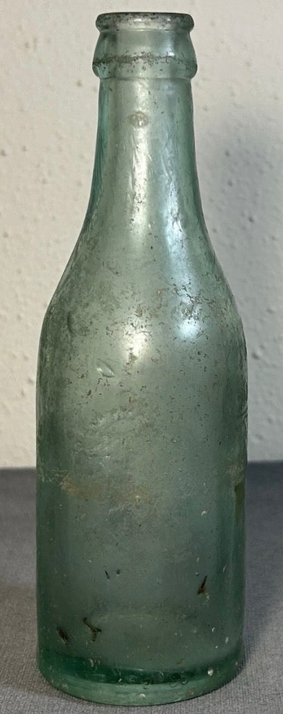 Early 20th Century American Houston Ice & Brewing Co. Aqua Glass Beer Bottle