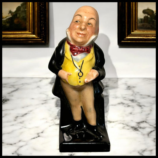 Late 19th Century English Royal Doulton Porcelain Mr. Micawber Figurine