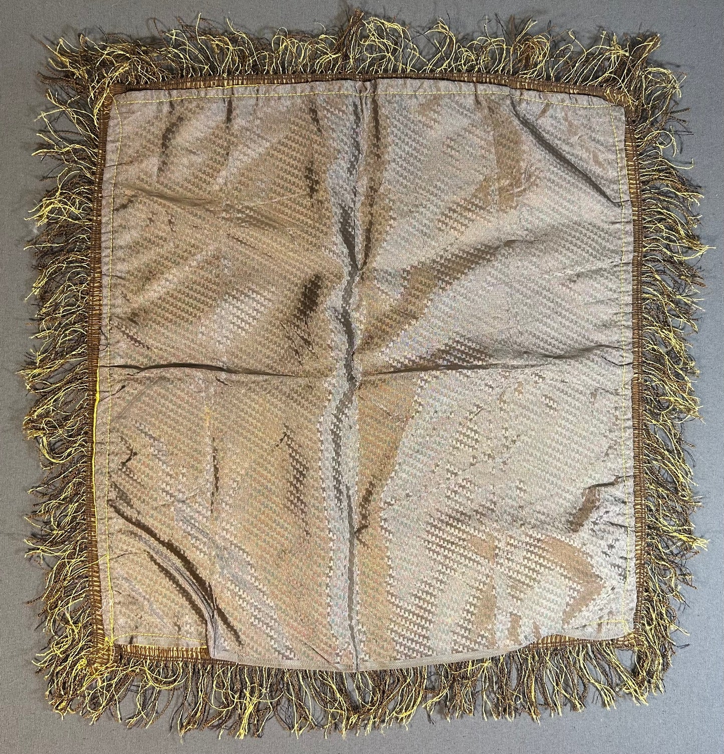1940’s American World War II Camp Pickett, Virginia Mother Poem Sweetheart Silk Textile