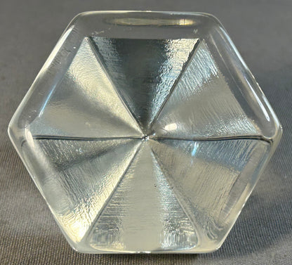 Vintage 1980’s American Clear Glass Ship’s Deck Prism Light Replica