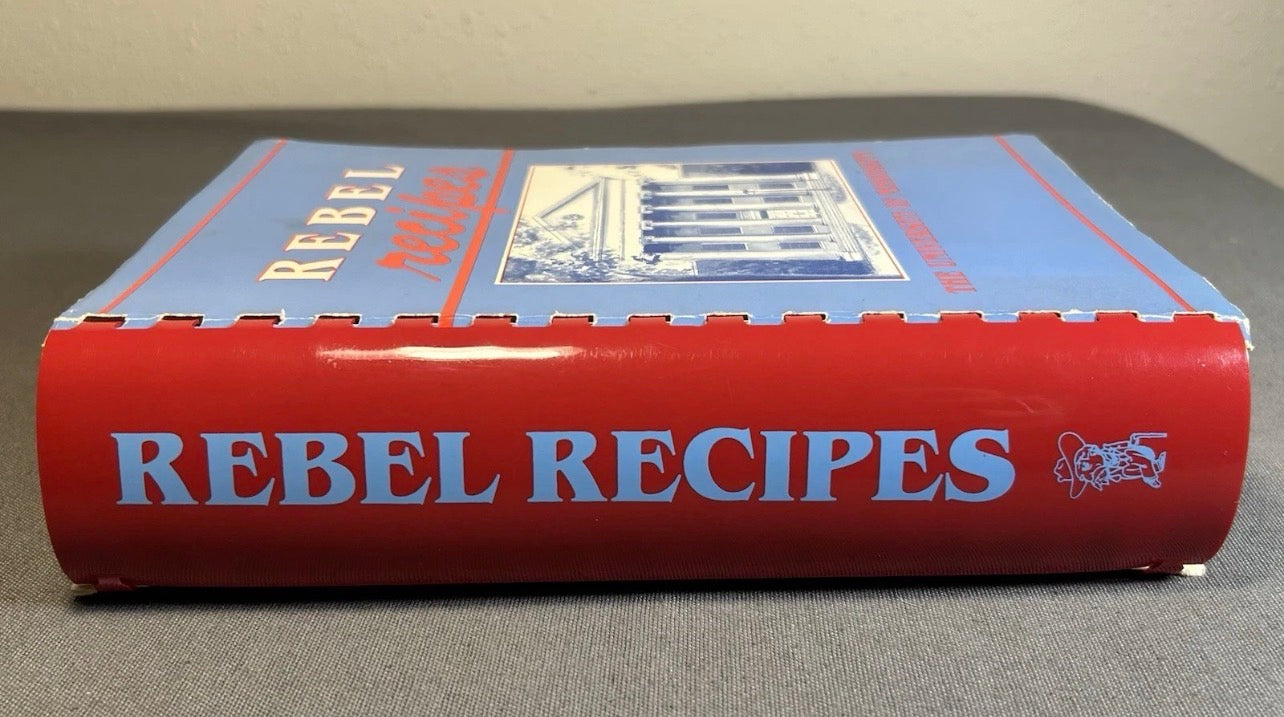Vintage 1998 American “Rebel Recipes” The University of Mississippi Spiral-Bound Cookbook