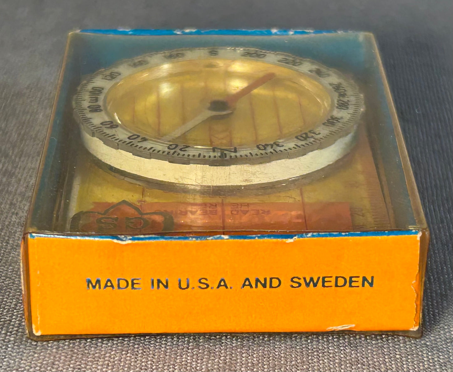 Vintage 1970’s Silva Official Girl Scout Polaris Compass No. 15 -268 in Box