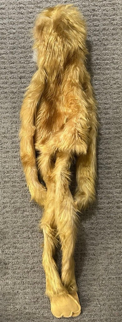 Vintage 1980 Joy Times Plush Monkey Huggable Wraparound Puppet