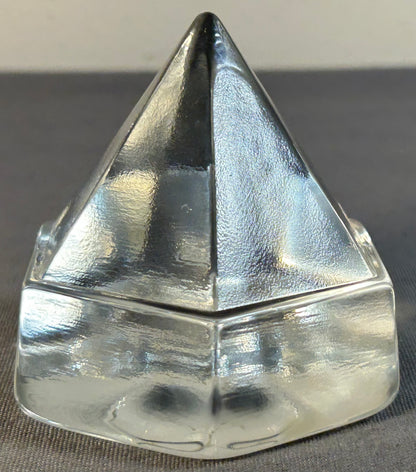 Vintage 1980’s American Clear Glass Ship’s Deck Prism Light Replica