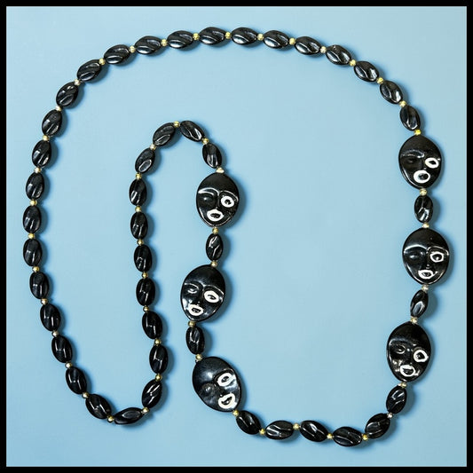 Vintage 1980’s New Orleans Mardi Gras Zulu Social Aid & Pleasure Club Plastic Beads