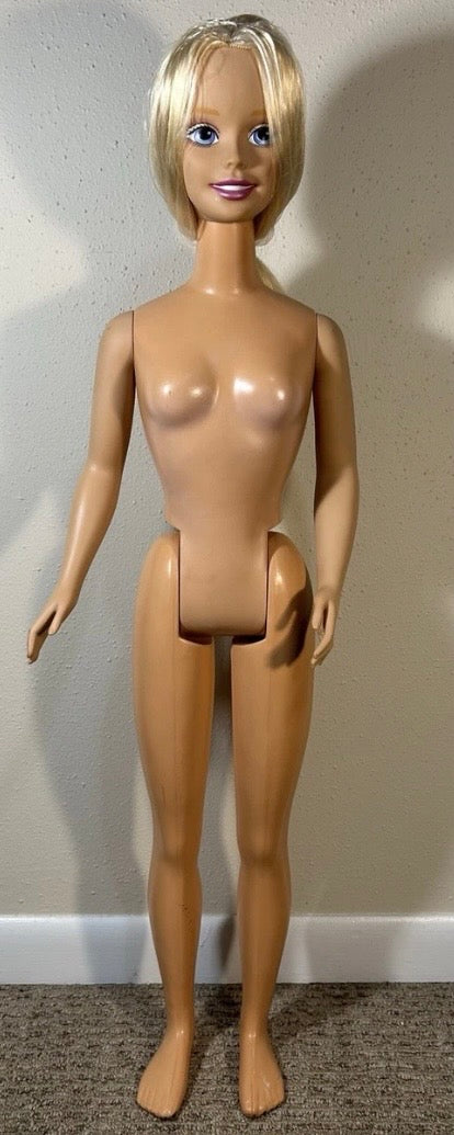 Vintage 1992 Mattel My Size Barbie Doll Made in Mexico with Contemporary Dress