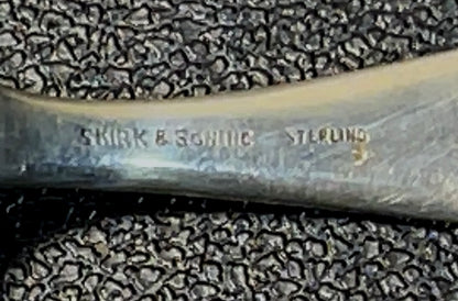 1924-1932 American S. Kirk & Son Inc. Sterling Silver Old Maryland Plain Pattern Baby Spoon
