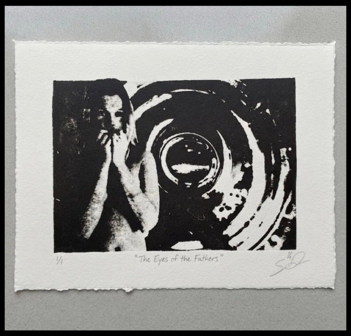 Sean Gardner - Untitled Surrealist Signed Limited Edition Intaglio Etching (#1/6) (Louisiana)