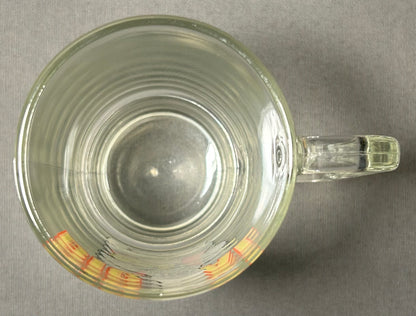 Vintage 1972 Big Al Country Bear Jamboree Souvenir Glass Mug (Walt Disney Productions)