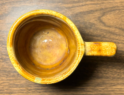 Vintage 1970’s Hot Springs Booger Hollow, Arkansas Art Pottery Drip Glaze Clay Coffee Mug