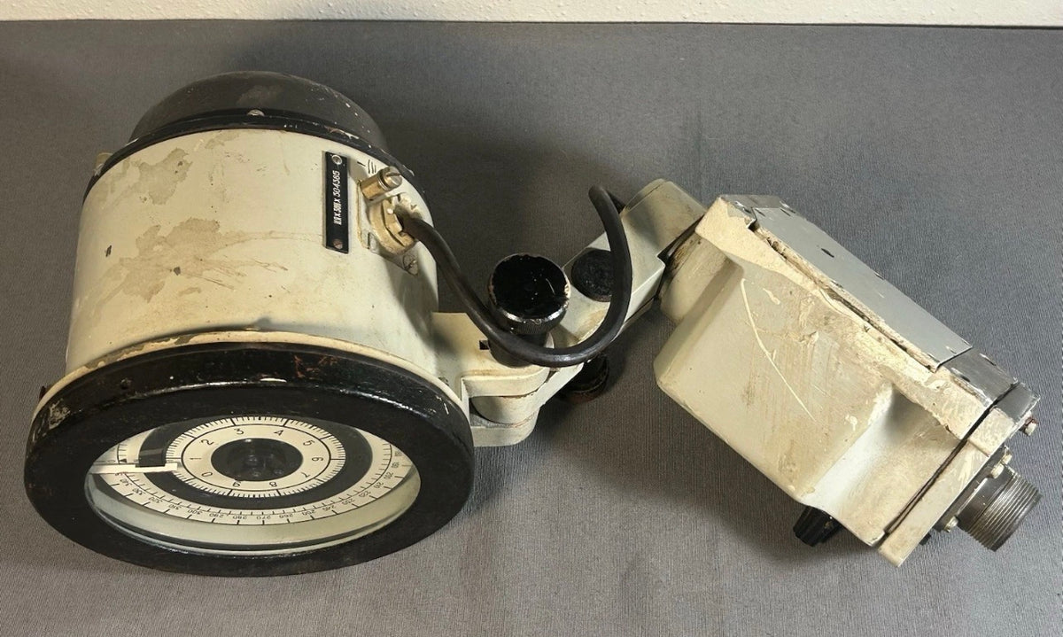 Vintage 1983 Soviet Union Navy Ship Course Repeater Navigational Display Instrument