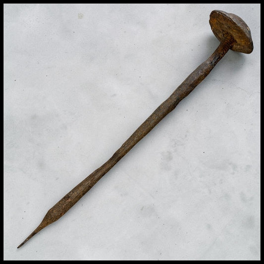 Late 19th Century American Primitive Hand-Forged Wrought Iron Stake