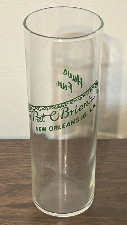 Vintage 1950’s Pat O’Brien’s New Orleans 16 Collins Glass