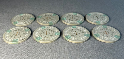 Vintage 1949-1951 American O’Dwyer’s Illegal Casino Gambling Club $1.00 Clay Poker Chip (New Orleans/Jefferson, Louisiana)